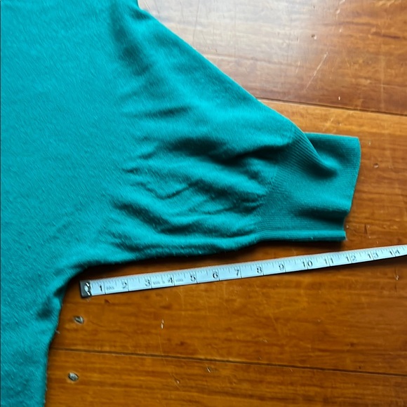 SML Design Teal V-Neck Sweater - Picture 4 of 6